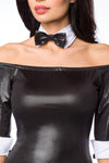 Saresia Mini Dress with Bow Tie | Angel Clothing