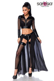 Saresia Transparent Black Gogo Set (XS) | Angel Clothing