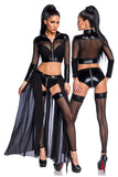 Saresia Transparent Black Gogo Set (XS) | Angel Clothing