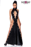 Saresia Wetlook Maxi Dress (L) | Angel Clothing