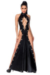 Saresia Wetlook Maxi Dress (L) | Angel Clothing