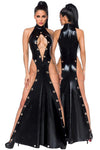 Saresia Wetlook Maxi Dress (L)