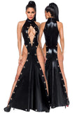 Saresia Wetlook Maxi Dress (L)