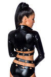 Saresia Dancewear Metal Wetlook Set | Angel Clothing