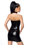 Saresia Wetlook Mini Dress (XS) | Angel Clothing