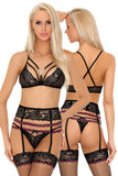 Livia Corsetti Snehana Lingerie Set Black (L/XL) | Angel Clothing