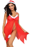 YesX Babydoll Christmas Lingerie Set | Angel Clothing