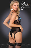 YesX Black Sapphire Lingerie Set | Angel Clothing