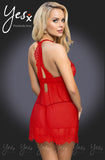 YesX Red Babydoll Set | Angel Clothing