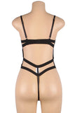 YesX YX844 Bodysuit Black | Angel Clothing