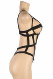 YesX YX844 Bodysuit Black | Angel Clothing
