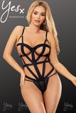 YesX YX844 Bodysuit Black | Angel Clothing