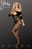 YesX Black Bodystocking | Angel Clothing