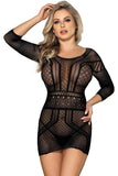 YesX Black Mesh Dress | Angel Clothing