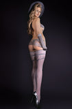 Ballerina 550 Hold Ups Grey | Angel Clothing