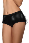 Beauty Night Doris Metallic Black Panties | Angel Clothing