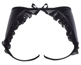 Beauty Night Doris Metallic Black Panties | Angel Clothing