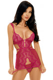 Beauty Night Peyton Chemise Purple (L/XL) | Angel Clothing