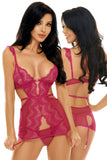 Beauty Night Peyton Chemise Purple (L/XL) | Angel Clothing