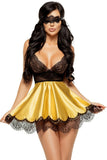 Beauty Night Eve Chemise Gold (L/XL) | Angel Clothing