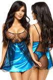 Beauty Night Cassidy Chemise Turquoise