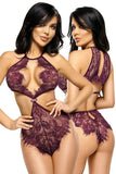 Beauty Night Jordana Teddy Purple (S/M) | Angel Clothing
