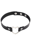 Black Gothic Heart Choker | Angel Clothing