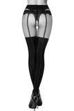 Black Secret BS136 Crotchless Tights | Angel Clothing