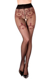 Black Secret BS137 Crotchless Tights | Angel Clothing