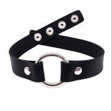 Black Gothic O-Ring Collar | Angel Clothing