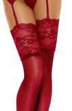 Beauty Night Romance Stockings Cherry | Angel Clothing