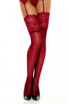 Beauty Night Romance Stockings Cherry | Angel Clothing