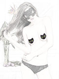 Black Cat Glow in the Dark Pasties | Angel Clothing