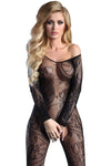 Livia Corsetti Abra Bodystocking Black | Angel Clothing