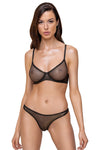 Cottelli Lingerie Transparent Set | Angel Clothing