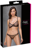 Cottelli Lingerie Transparent Set | Angel Clothing