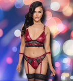 Cottelli Bondage Red Set | Angel Clothing