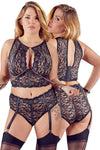 Cottelli Bondage Captivating Moments Set (85D/L, 90E/XL, 95D/2XL, 95E/2XL) | Angel Clothing