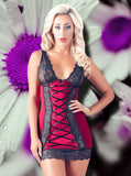 Cottelli Lingerie Dress Red | Angel Clothing