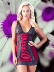 Cottelli Lingerie Dress Red | Angel Clothing