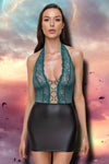 Cottelli Lingerie Teal Dress | Angel Clothing