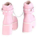 DemoniaCult ASHES 57 Pink Boots | Angel Clothing