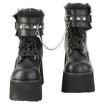 DemoniaCult ASHES 57 Boots Black | Angel Clothing