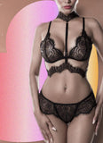 Grey Velvet Lingerie Set 2 | Angel Clothing