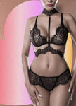 Grey Velvet Lingerie Set 2 | Angel Clothing
