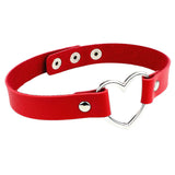 Red Gothic Heart Choker | Angel Clothing