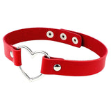 Red Gothic Heart Choker | Angel Clothing