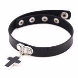 Black Gothic Cross Choker | Angel Clothing