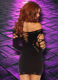 Leg Avenue Shredded Mini Dress | Angel Clothing