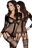 Livia Corsetti Corra Bodystocking Black